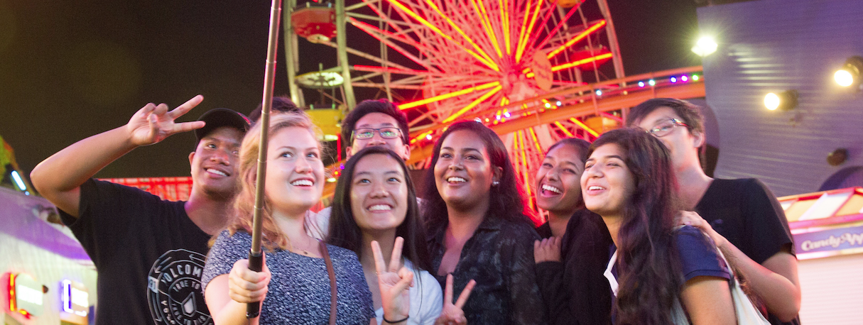 Cardinal and Gold – Santa Monica Pier